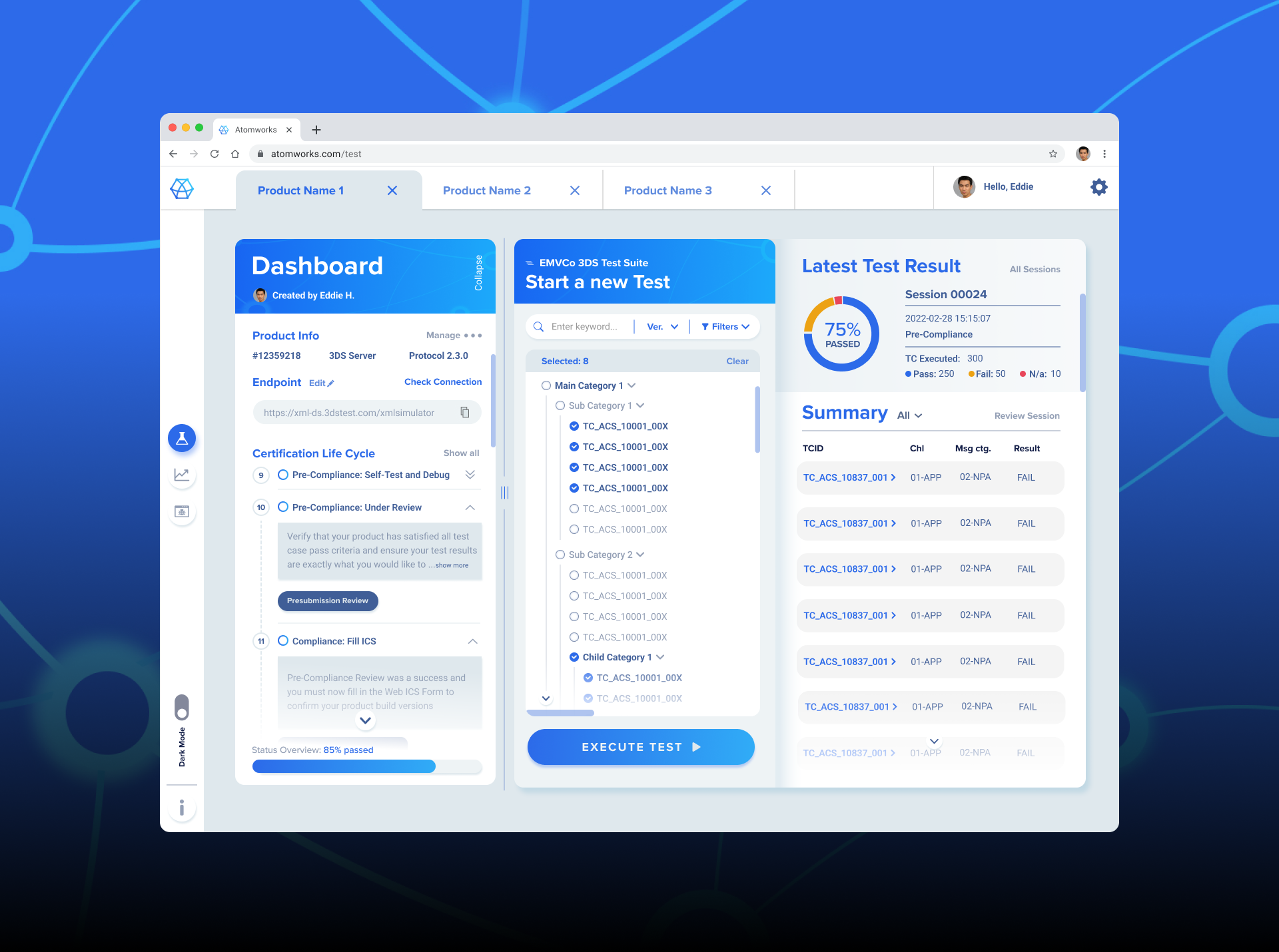 Ento packaging front view