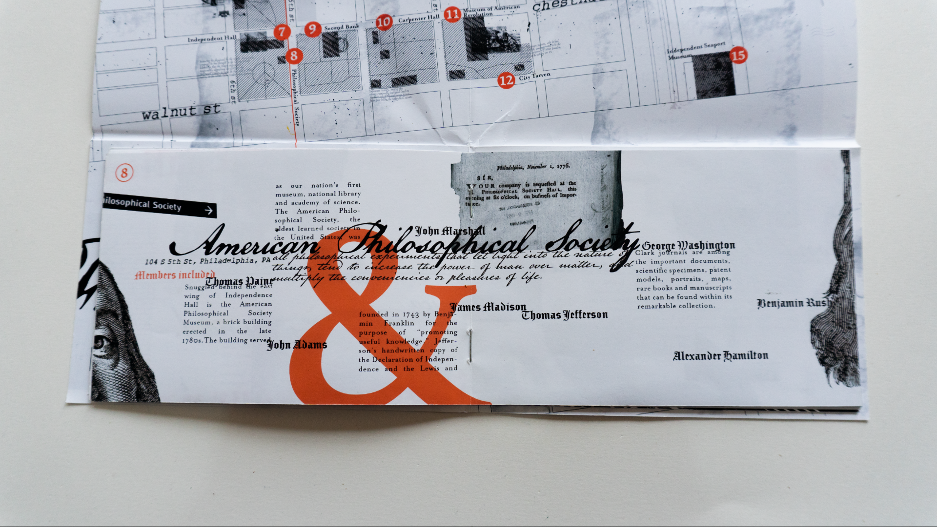 Brochure spread page 8